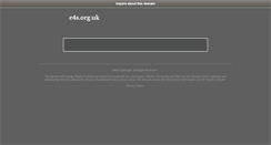 Desktop Screenshot of e4s.org.uk